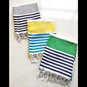 Turkish Beach Towel set of 3 Cotton Made in Türkiye